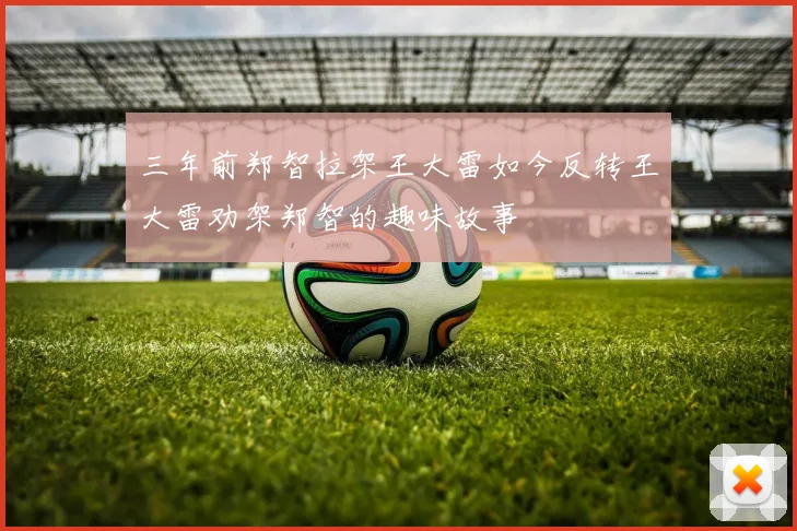 三年前郑智拉架王大雷如今反转王大雷劝架郑智的趣味故事